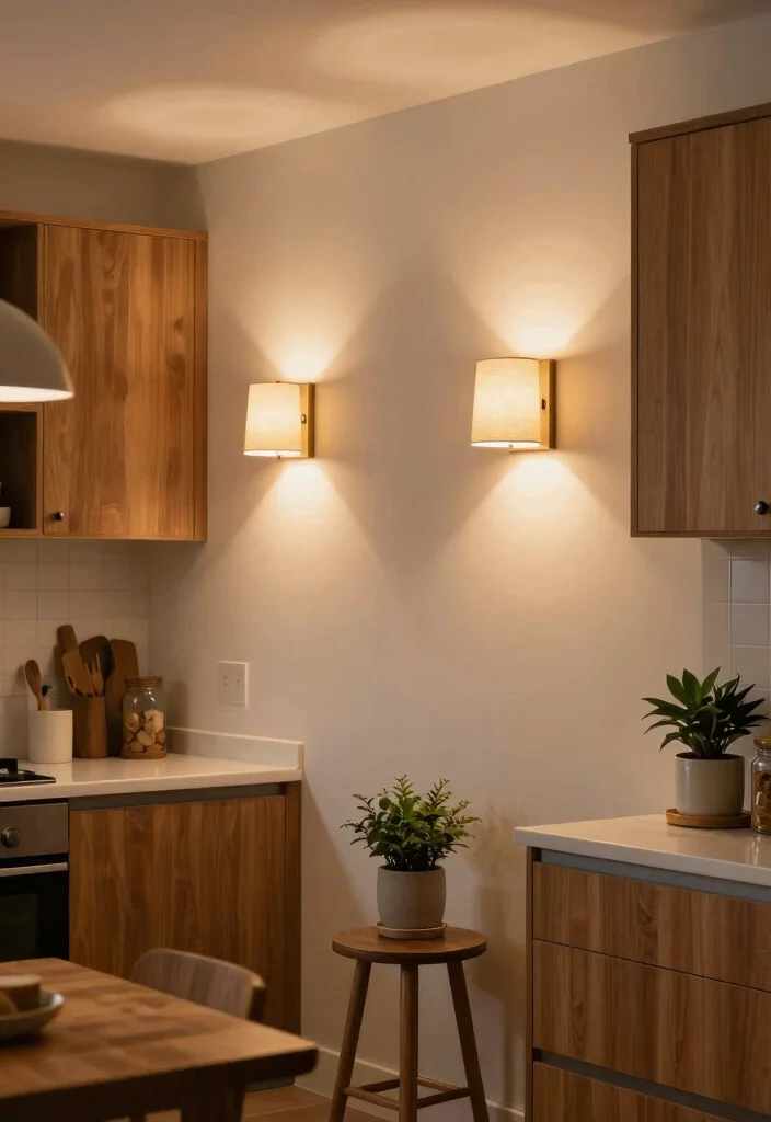 17 Small Kitchen Lighting Fixtures Ideas That Brighten Efficiently - 2. Stylish Wall Sconces for Kitchens 1