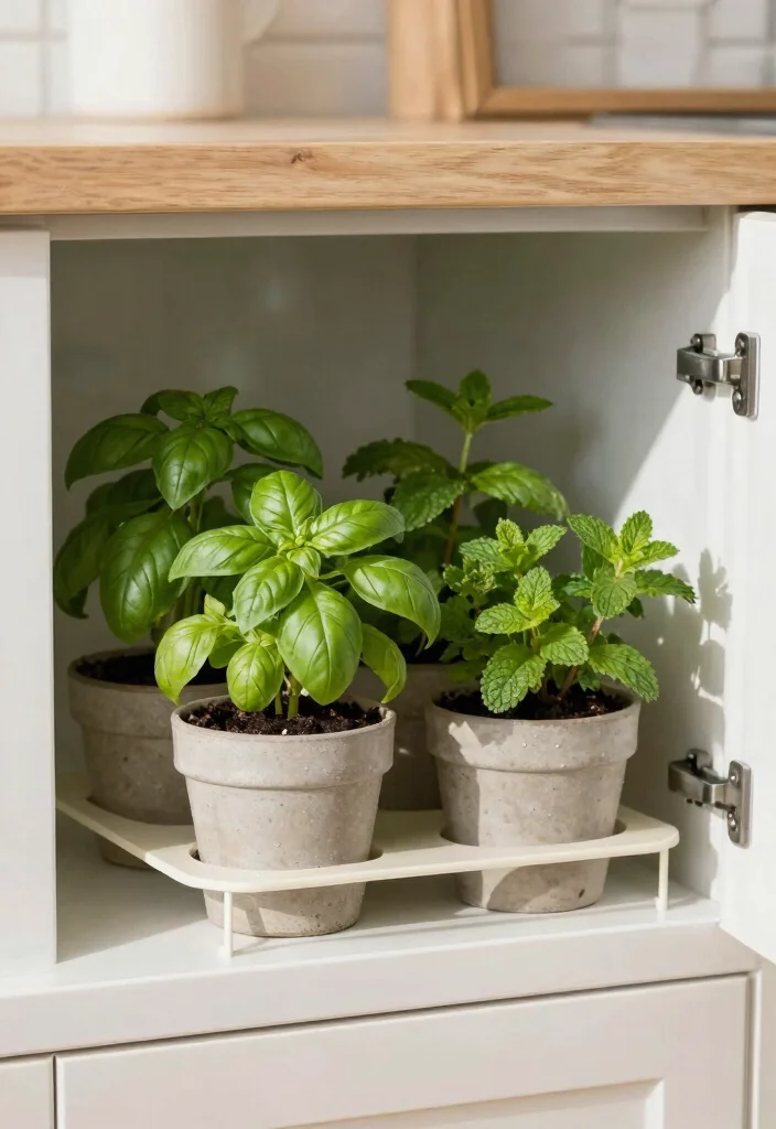 17 Undersink Organizing Kitchen Ideas That Work Smart - 11. Create a Garden Under the Sink 1