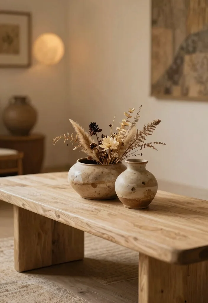 18 Bench Table Kitchen Ideas With Casual Comfort 12 18 Bench Table Kitchen Ideas With Casual Comfort - 12. Artistic Centerpieces 1