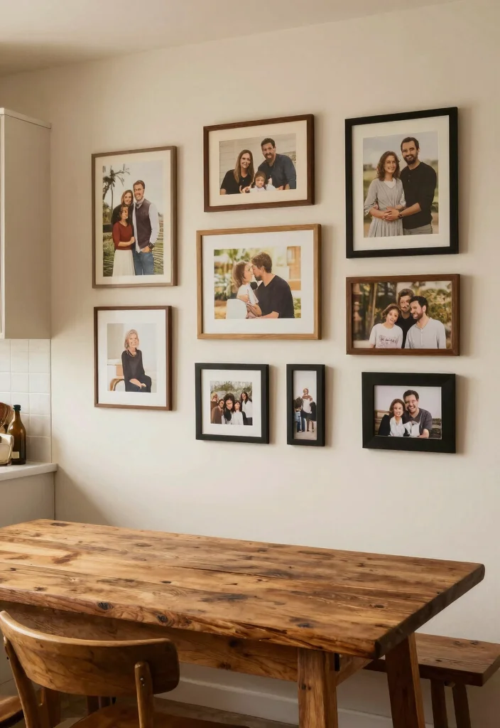 18 Bench Table Kitchen Ideas With Casual Comfort 13 18 Bench Table Kitchen Ideas With Casual Comfort - 13. Creative Wall Art 1