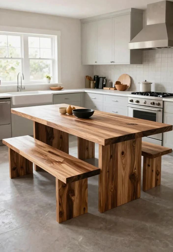 18 Bench Table Kitchen Ideas With Casual Comfort 17 18 Bench Table Kitchen Ideas With Casual Comfort - 17. Custom Builds 1