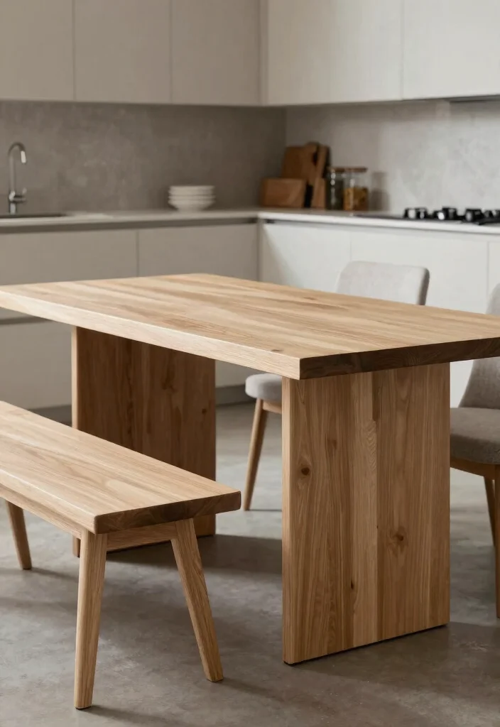 18 Bench Table Kitchen Ideas With Casual Comfort 18 18 Bench Table Kitchen Ideas With Casual Comfort - 18. Timeless Classics 1