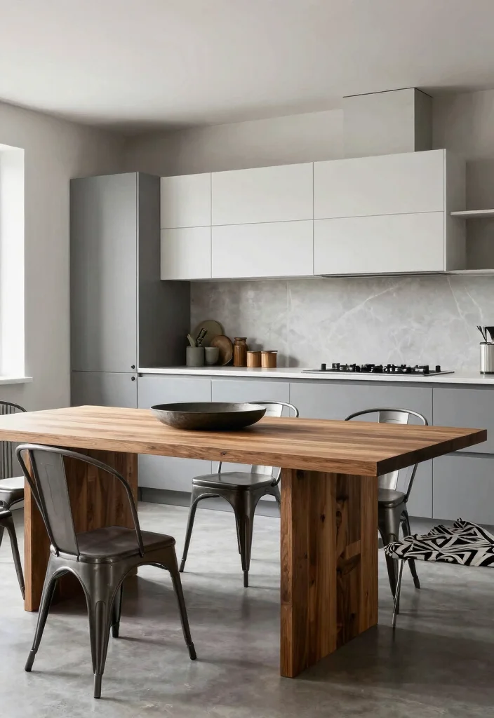 18 Bench Table Kitchen Ideas With Casual Comfort 8 18 Bench Table Kitchen Ideas With Casual Comfort - 8. Modern Blend 1