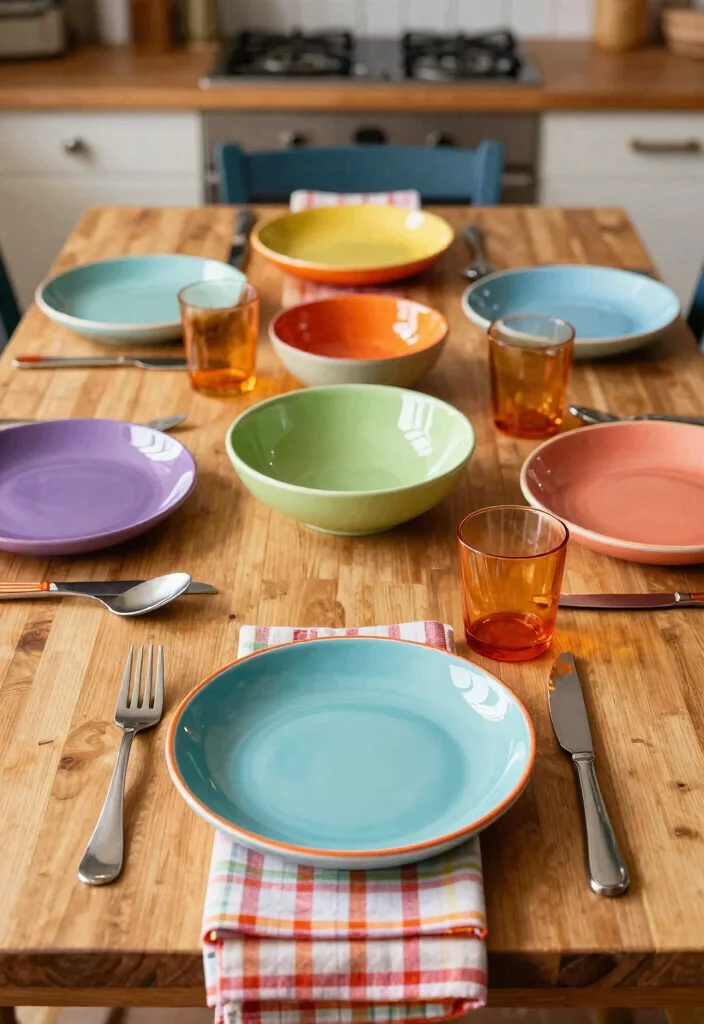 18 Cozy Kitchen Table Ideas That Feel Inviting 10 18 Cozy Kitchen Table Ideas That Feel Inviting - 10. Creative Table Settings: Fun and Whimsy 1