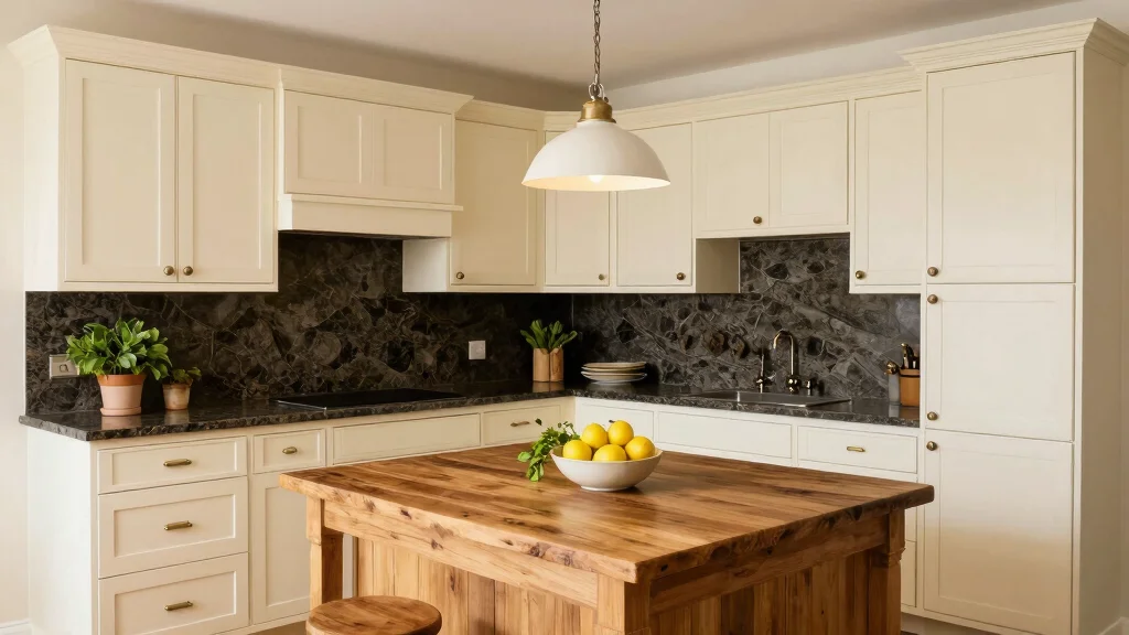 18 Cream Kitchen Cabinets With Granite Ideas With Elegant Contrast