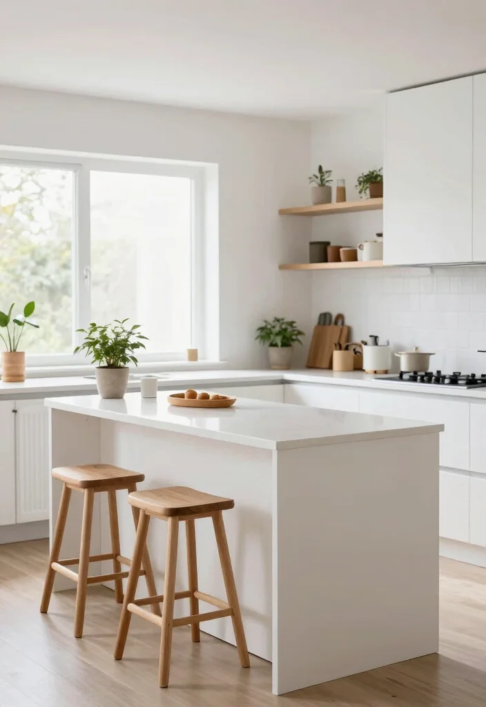18 Kitchen Island Inspiration Ideas That Transform Layouts - 1. Minimalist White Island 1