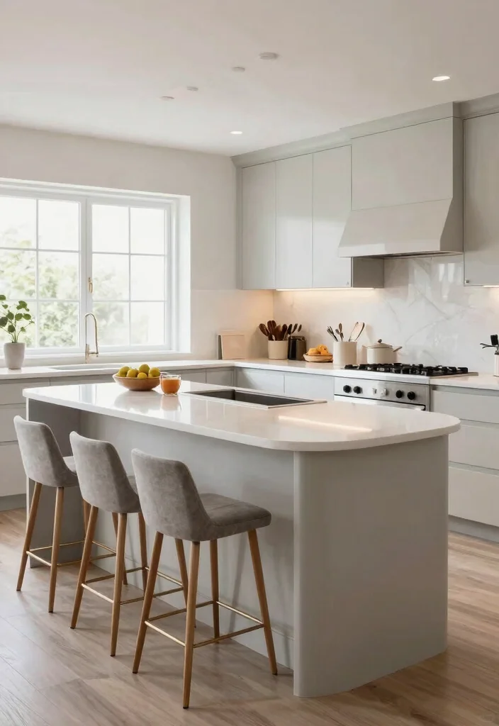 18 Kitchen Island Inspiration Ideas That Transform Layouts - 10. Curved Kitchen Islands 1