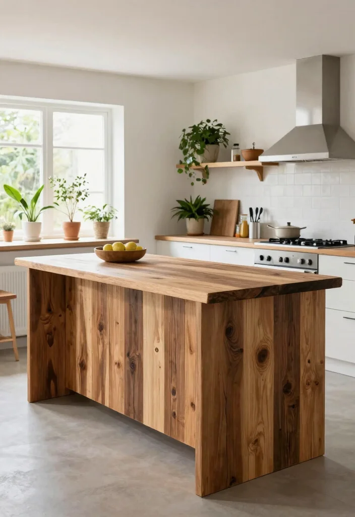 18 Kitchen Island Inspiration Ideas That Transform Layouts - 15. Eco-Friendly Materials 1