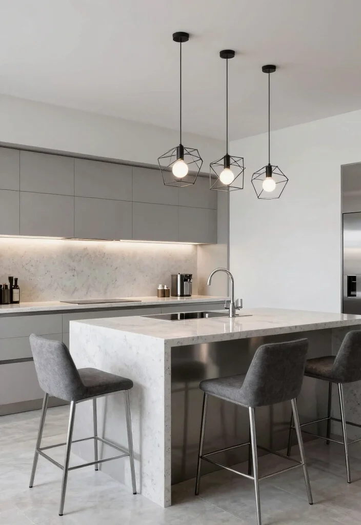 18 Kitchen Island Inspiration Ideas That Transform Layouts - 5. Sleek Modern Islands 1