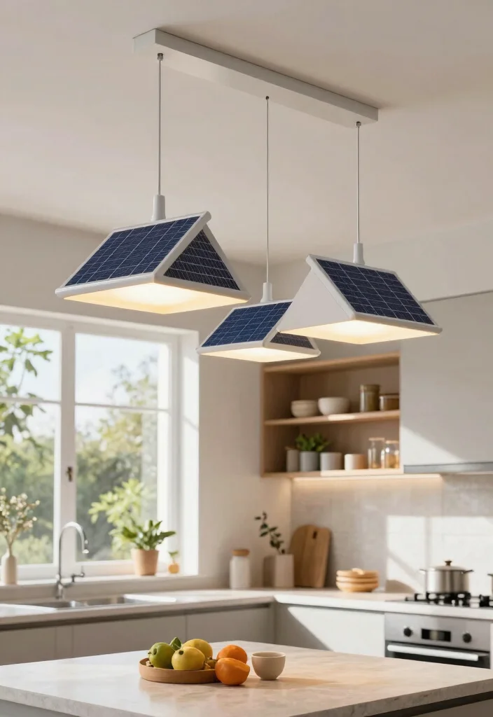 18 Kitchen Island Lighting 2026 Trending Ideas That Elevate Your Space - 15. Sustainable Solar Lighting Solutions 1