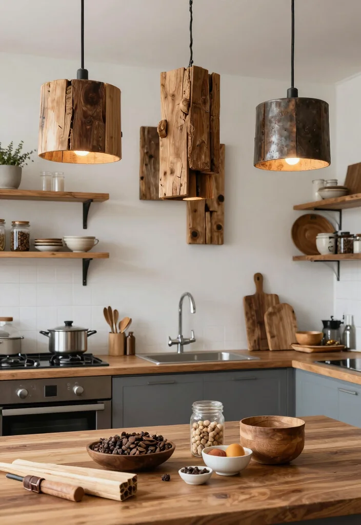 18 Kitchen Island Lighting 2026 Trending Ideas That Elevate Your Space - 2. Recycled Materials in Lighting Design 1