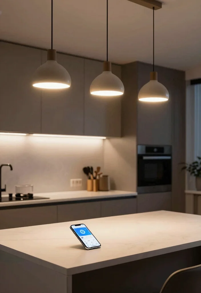 18 Kitchen Island Lighting 2026 Trending Ideas That Elevate Your Space - 4. Smart Lighting Solutions 1