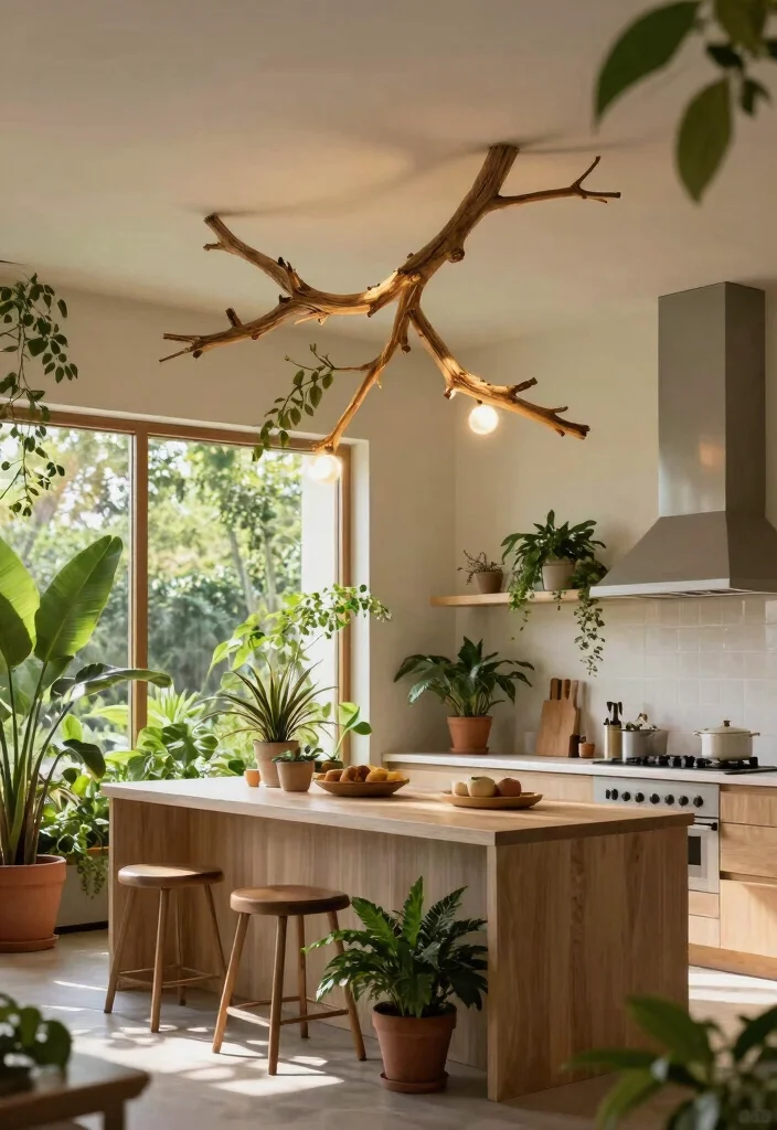 18 Kitchen Island Lighting 2026 Trending Ideas That Elevate Your Space - 5. Biophilic Design Elements 1