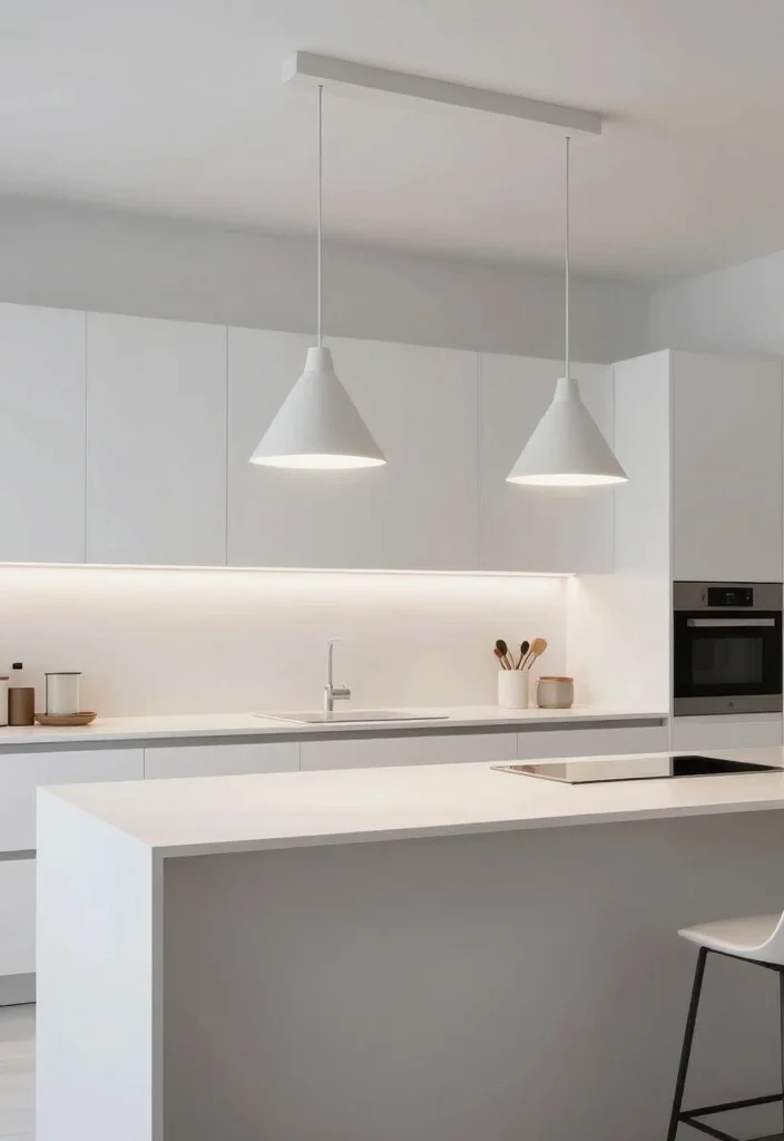 18 Kitchen Island Lighting 2026 Trending Ideas That Elevate Your Space - 6. Minimalist Lighting Designs 1
