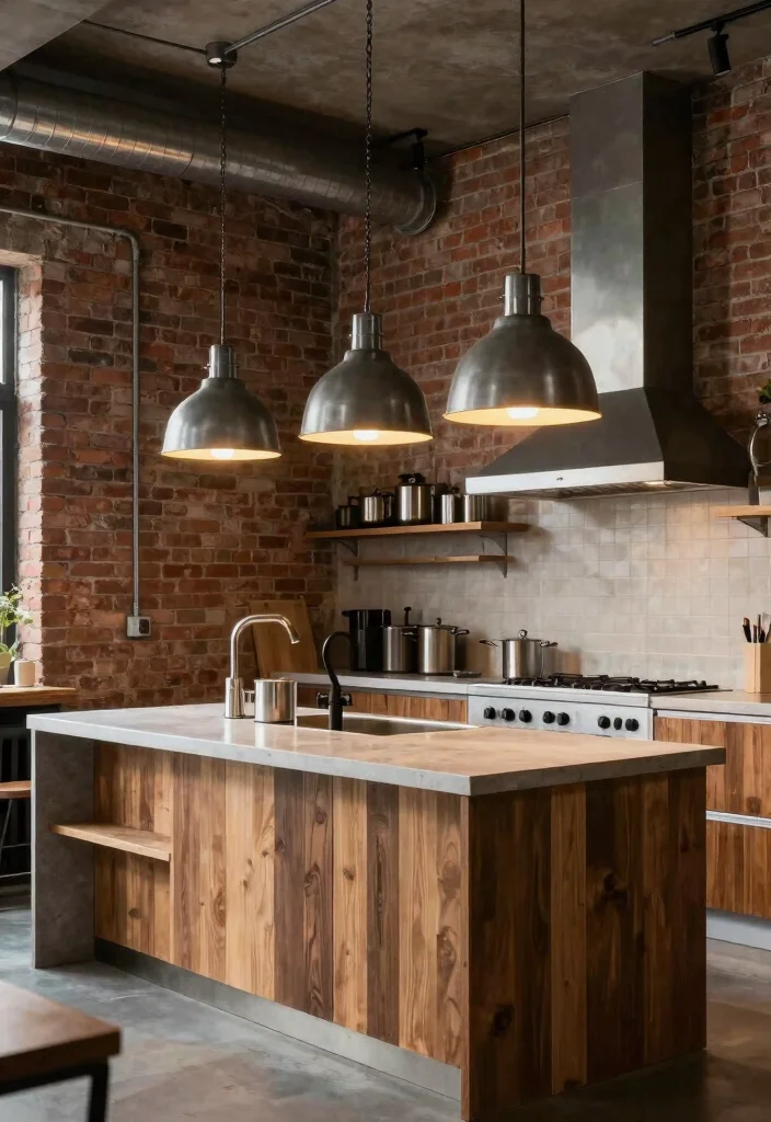 18 Kitchen Island Pendant Lighting Ideas That Shine - 4. Industrial Style Fixtures 1