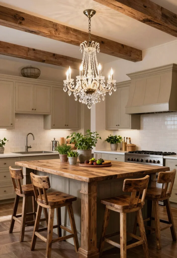 18 Lighting Over Kitchen Island Ideas That Make a Statement 2 18 Lighting Over Kitchen Island Ideas That Make a Statement - 2. Statement Chandeliers 1