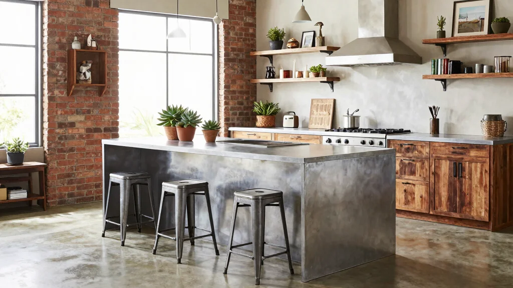 18 Metal Kitchen Island Ideas With Industrial Edge