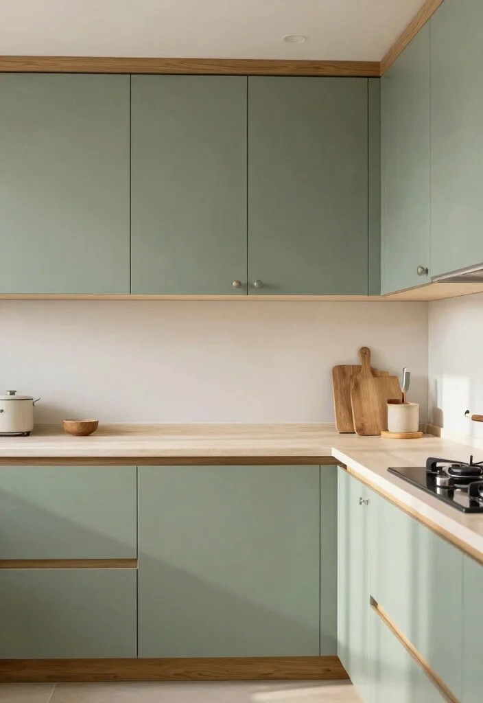 18 Modern Kitchen Cabinet Colors Ideas That Feel Fresh - 12. Sage Green – Serene and Timeless 1