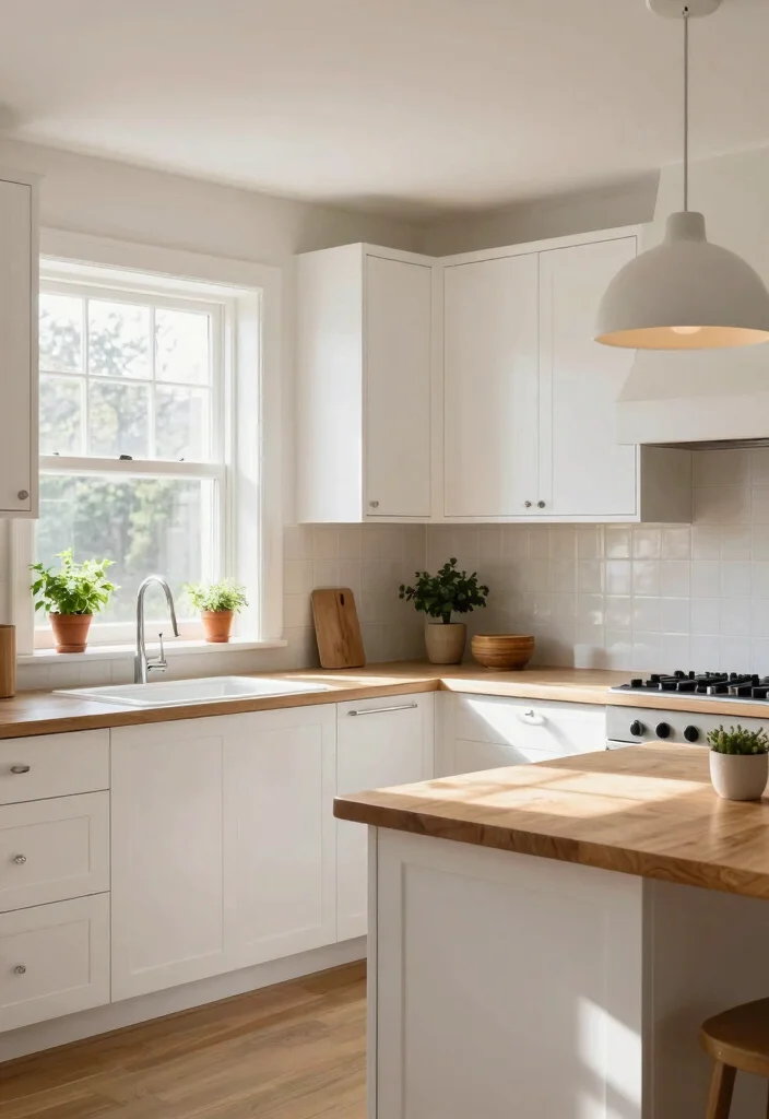 18 White Kitchen With Butcher Block Counter Ideas With Cozy Charm 1 18 White Kitchen With Butcher Block Counter Ideas With Cozy Charm - 1. Bright and Airy Vibes 1