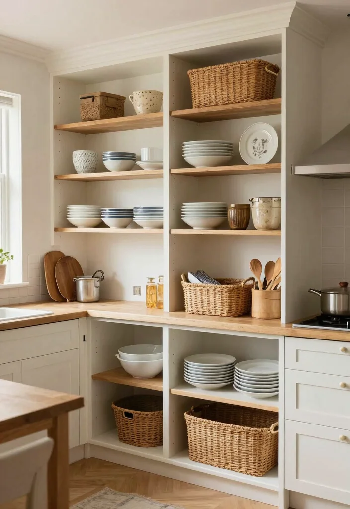 18 White Kitchen With Butcher Block Counter Ideas With Cozy Charm 14 18 White Kitchen With Butcher Block Counter Ideas With Cozy Charm - 14. Clever Storage Solutions 1