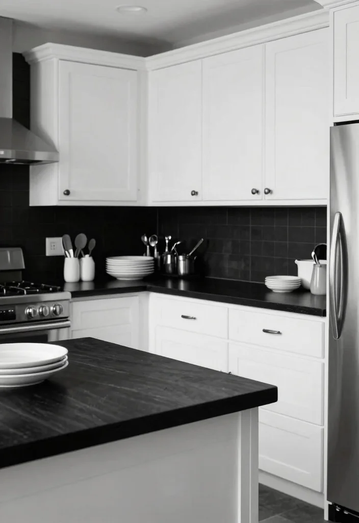 18 White Kitchen With Butcher Block Counter Ideas With Cozy Charm 16 18 White Kitchen With Butcher Block Counter Ideas With Cozy Charm - 16. Timeless Black and White 1