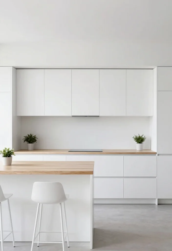 18 White Kitchen With Butcher Block Counter Ideas With Cozy Charm 3 18 White Kitchen With Butcher Block Counter Ideas With Cozy Charm - 3. Minimalist Bliss 1