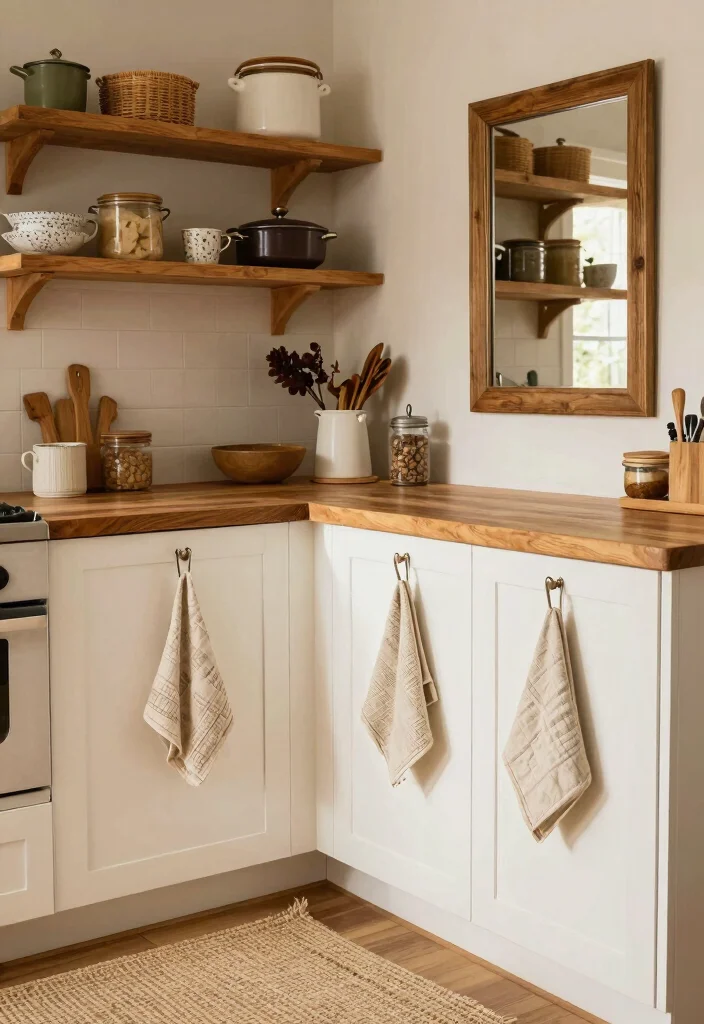 18 White Kitchen With Butcher Block Counter Ideas With Cozy Charm 5 18 White Kitchen With Butcher Block Counter Ideas With Cozy Charm - 5. Warm Tones and Textures 1