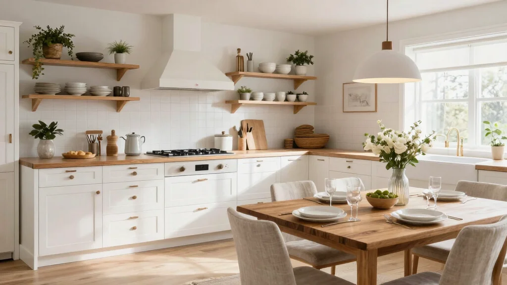 18 White Kitchen With Butcher Block Counter Ideas With Cozy Charm