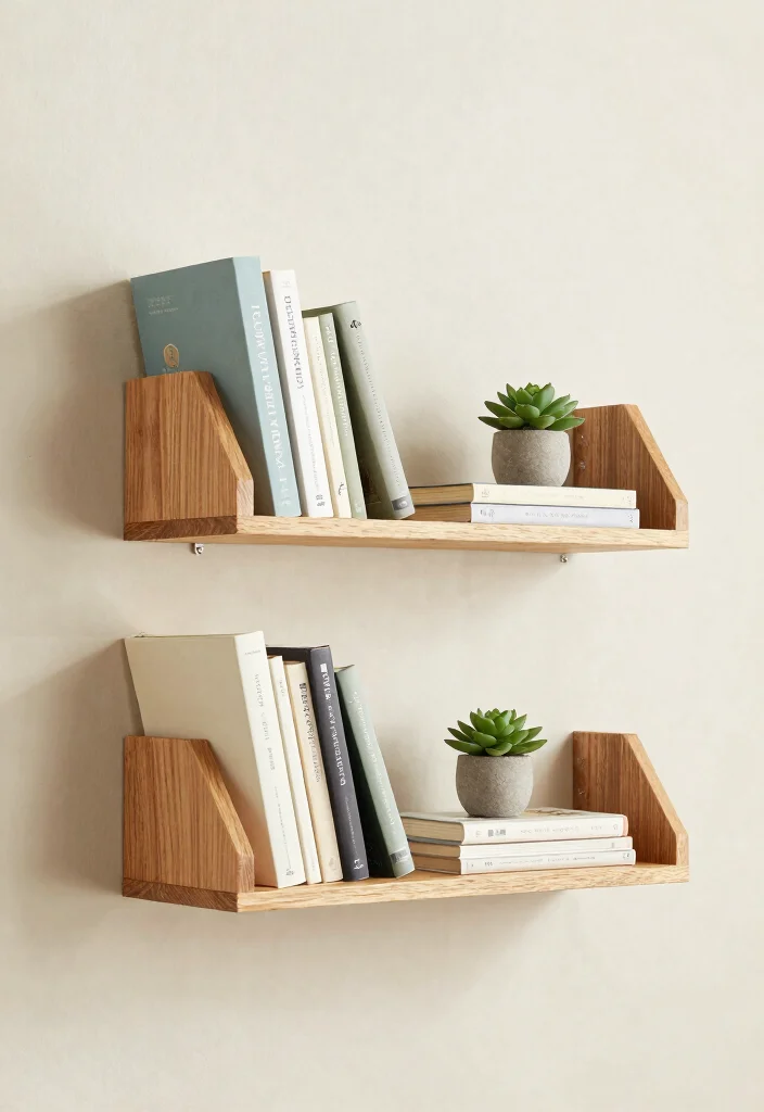 12 Floor to Ceiling Bookshelves That Hold Weight Without Sagging - 1. The Minimalist Wood Shelf 1