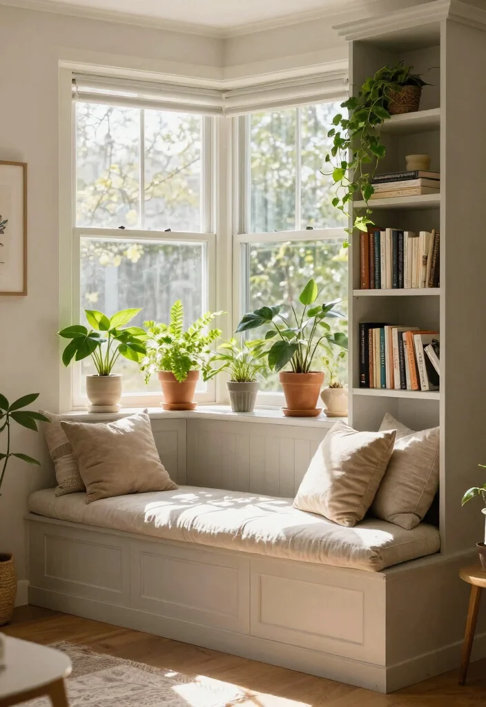 12 Floor to Ceiling Bookshelves That Hold Weight Without Sagging - 12. Custom Built-in Benches with Shelves 1