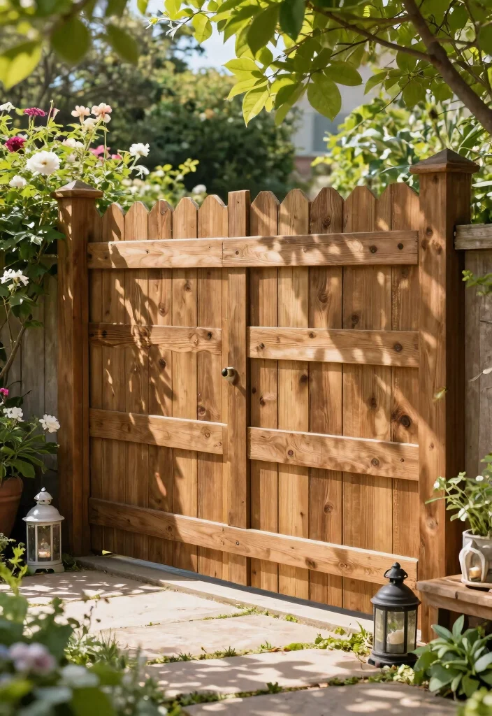 12 Privacy Wall Outdoor Ideas That Block Neighbors Fast - 2. Rustic Wooden Fences 1