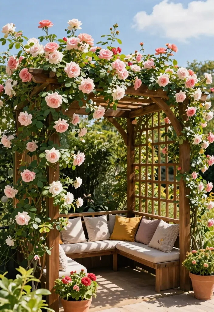 12 Privacy Wall Outdoor Ideas That Block Neighbors Fast - 3. Decorative Trellises 1