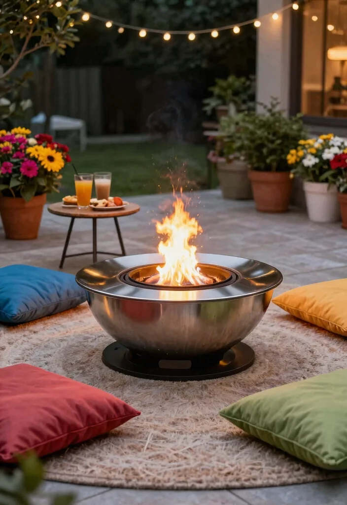 12 Solo Fire Pit Ideas That Fit on Small Patios and Decks - 3. Portable Fire Bowl 1