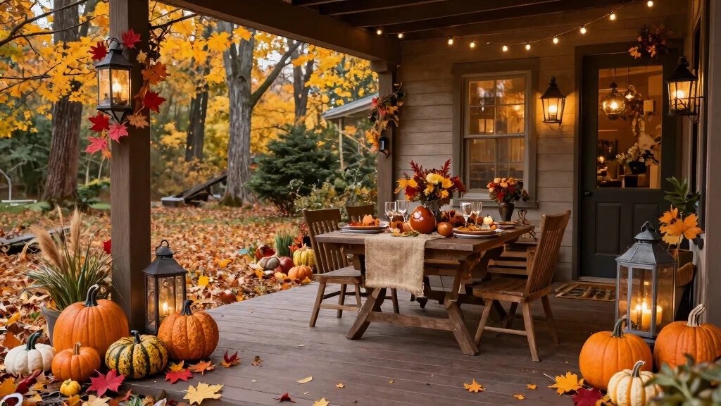 12 Thanksgiving Decorations for Outdoors That Survive Wind and Rain