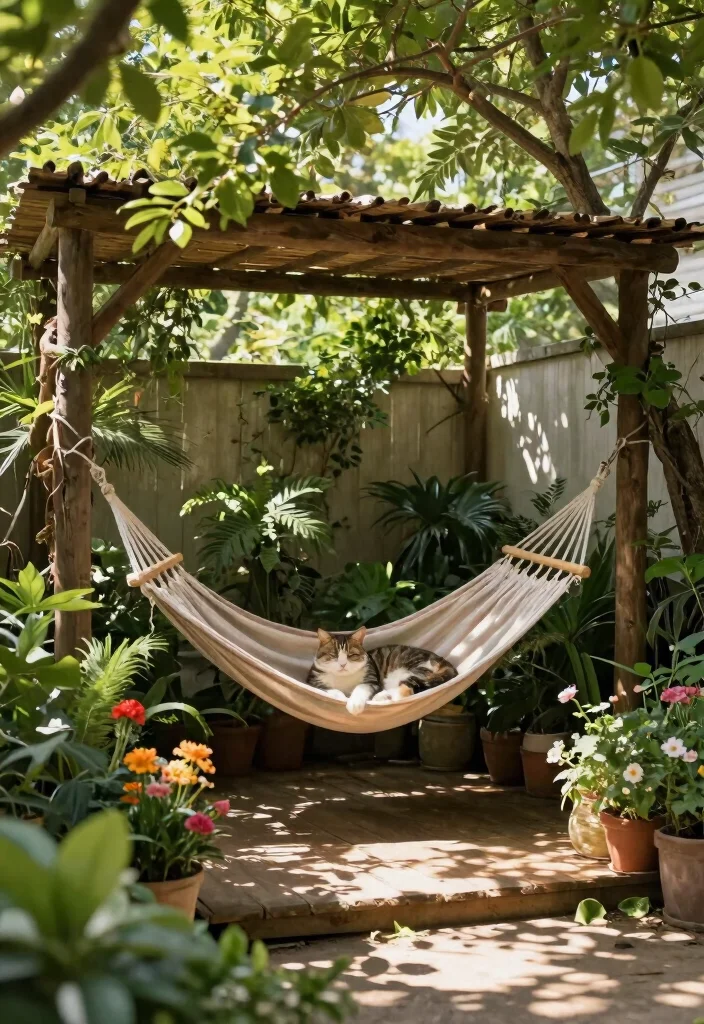 14 Cat Patio Enclosure Ideas That Keep Indoor Cats Safe Outside - 10. Natural Shade Catio 1