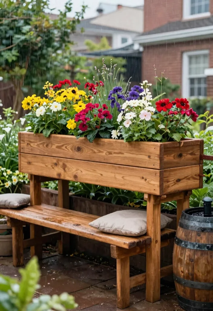 14 Cedar Planter Box Ideas That Won't Rot in Wet Climates - 1. Elevated Cedar Planter Boxes 1
