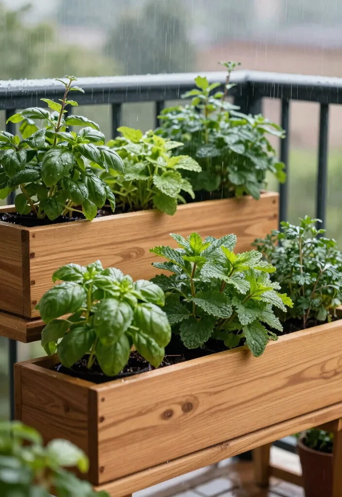 14 Cedar Planter Box Ideas That Won't Rot in Wet Climates - 8. Cedar Herb Planters 1
