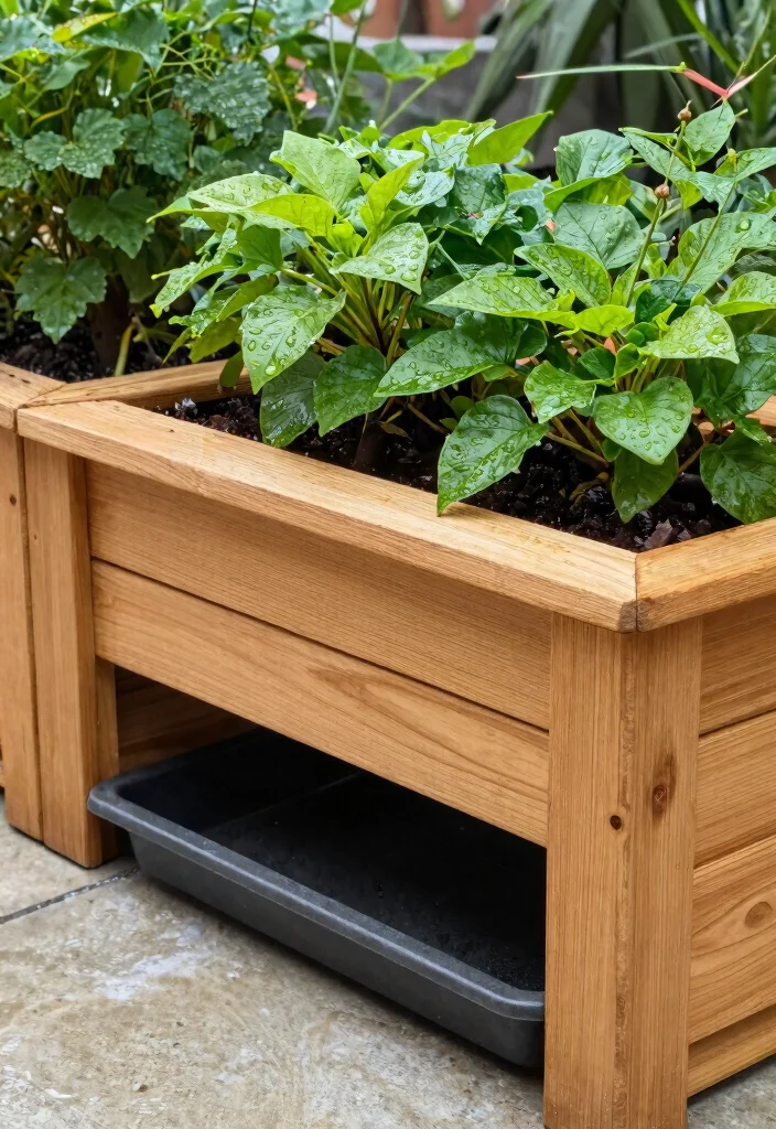 14 Cedar Planter Box Ideas That Won't Rot in Wet Climates - 9. Cedar Planter Box with Drainage System 1