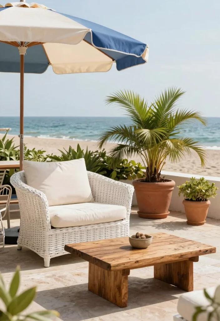 14 Coastal Farmhouse Decor Ideas That Feel Beachy Without Looking Tacky - 8. Seaside-inspired Furniture 1