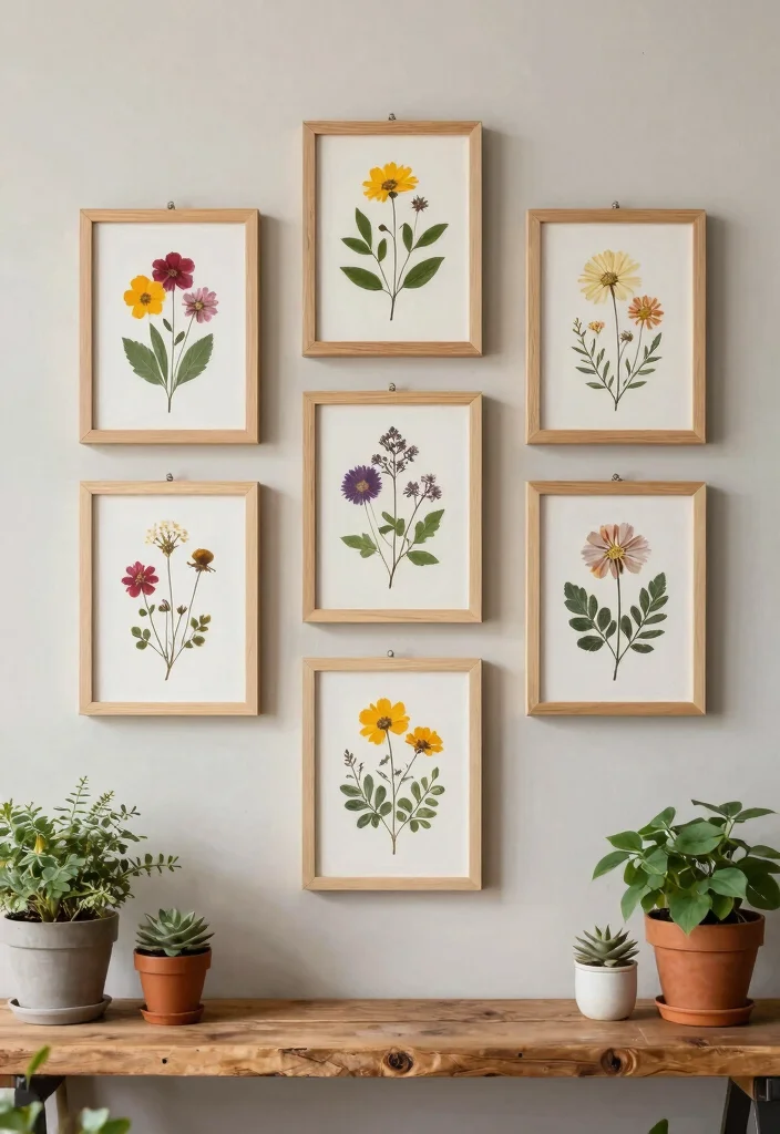 14 Farmhouse Wall Art Ideas That Fill Big Blank Walls on a Budget - 2. Botanical Prints 1