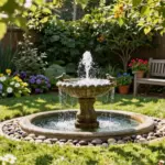14 Front Yard Fountain Ideas That Run Without a Buried Water Line