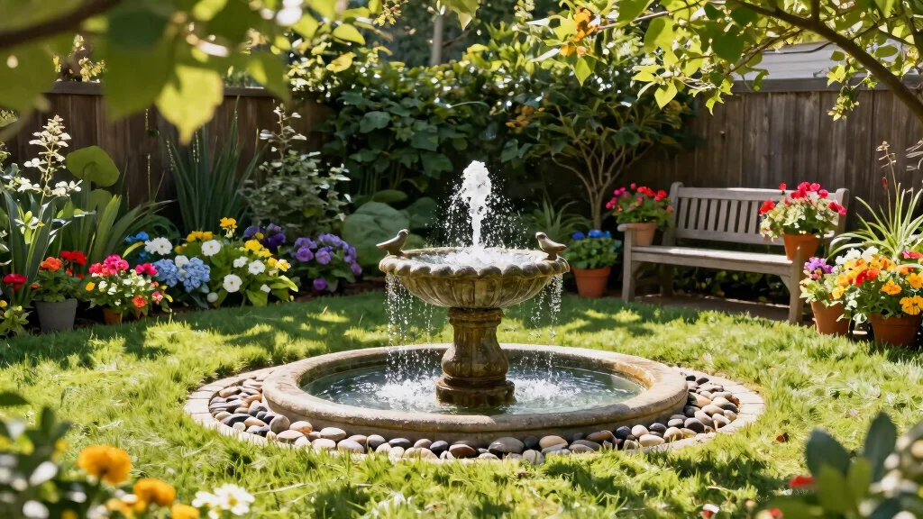 14 Front Yard Fountain Ideas That Run Without a Buried Water Line