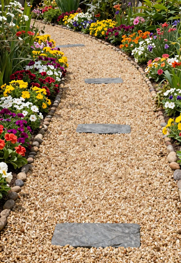 14 Paving Ideas for Outdoor Spaces on a Budget - 6. Pea Gravel - A Stylish Ground Cover 1