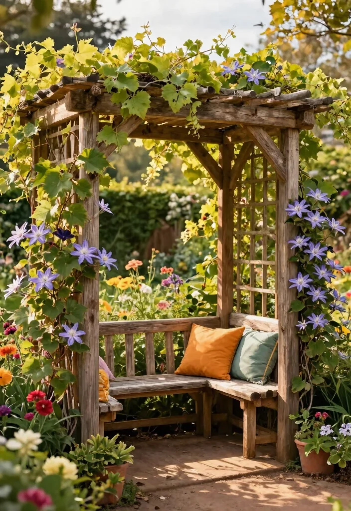 14 Unique Trellis Ideas That Don't Look Like Everyone Else's - 12. Rustic Garden Arbors 1