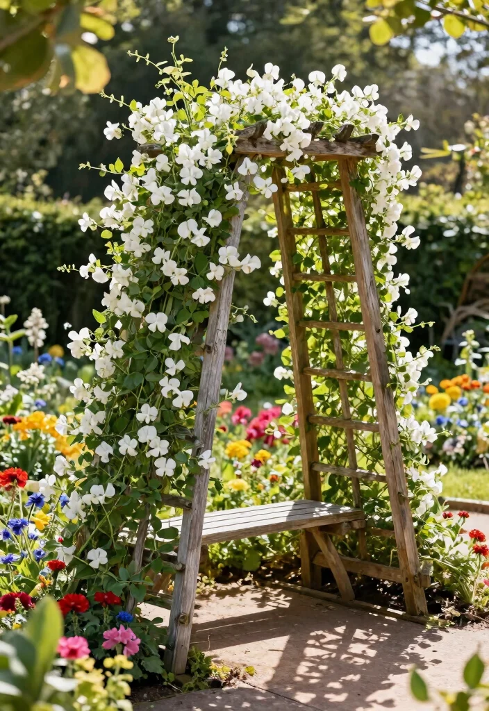 14 Unique Trellis Ideas That Don't Look Like Everyone Else's - 5. A-Frame Trellis 1