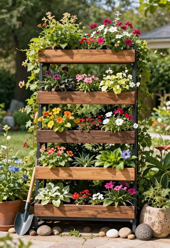 14 Unique Trellis Ideas That Don't Look Like Everyone Else's - 9. Multi-Tiered Trellis 1