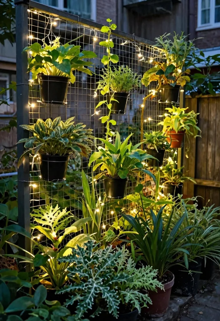 14 Wire Mesh Fence Ideas for Gardens That Keep Critters Out - 10. Vertical Wire Mesh Units 1
