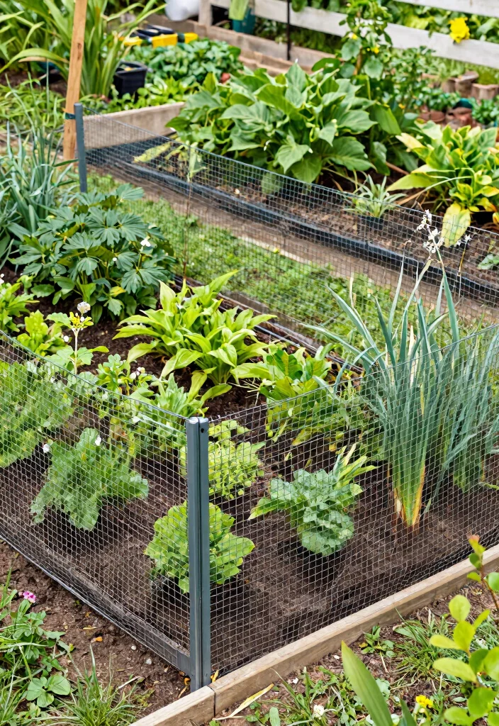 14 Wire Mesh Fence Ideas for Gardens That Keep Critters Out - 11. Extendable Wire Mesh Fencing 1