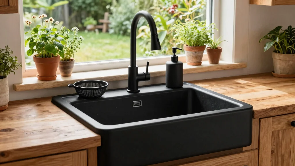 15 Black Farmhouse Sink Ideas That Don't Show Every Water Spot