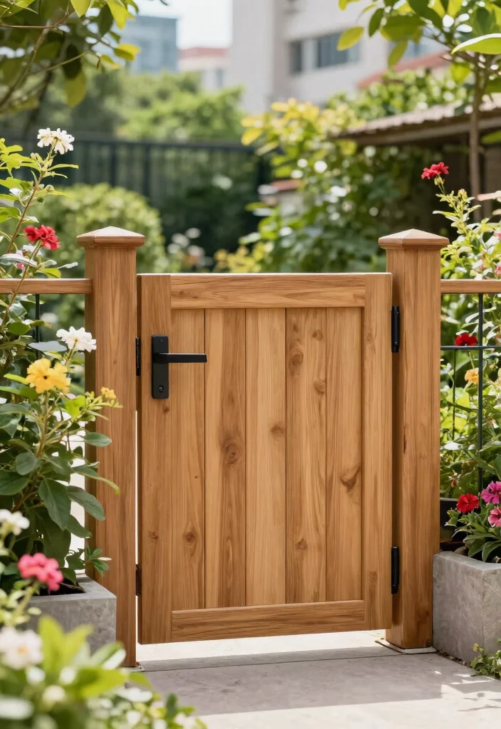 15 Farm Fence Gate Ideas on a Budget That Keep Animals In - 15. Magnetic Closing Gate 1